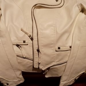 White Leather Jacket